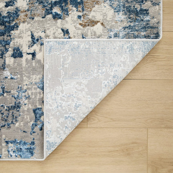 Lavin Rugs T2020 Darica 6'7" x 9'6" Rug, Light Grey Blue/