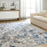 Lavin Rugs T2020 Darica 7'10" x 10'10" Rug, Light Grey Blue/