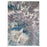 Lavin Rugs T2021 Darica 5'3" Splatter Paint Round Rug, Grey/Blue - T2021-05R