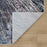Lavin Rugs T2021 Darica 5'3" Splatter Paint Round Rug, Grey/Blue