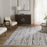 Lavin Rugs T2022 Darica 5'3" x 7'6" Mono Rug, Grey Blue/Silver