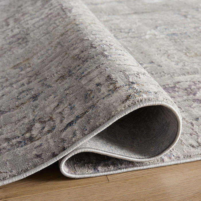 Lavin Rugs T2022 Darica 5'3" x 7'6" Mono Rug, Grey Blue/Silver