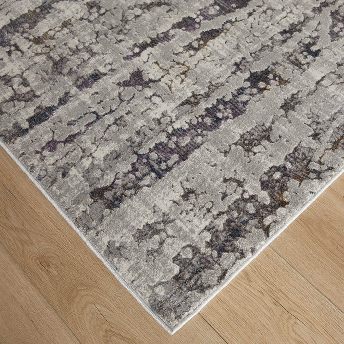 Lavin Rugs T2022 Darica 5'3" x 7'6" Mono Rug, Grey Blue/Silver