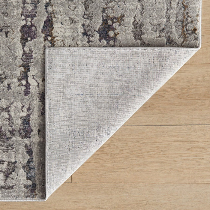 Lavin Rugs T2022 Darica 5'3" x 7'6" Mono Rug, Grey Blue/Silver