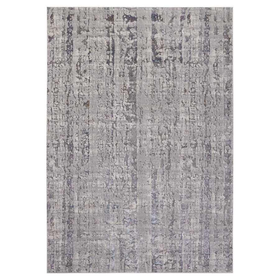 Lavin Rugs T2022 Darica 6'7" x 9'6" Mono Rug, Grey Blue/Silver - T2022-0609