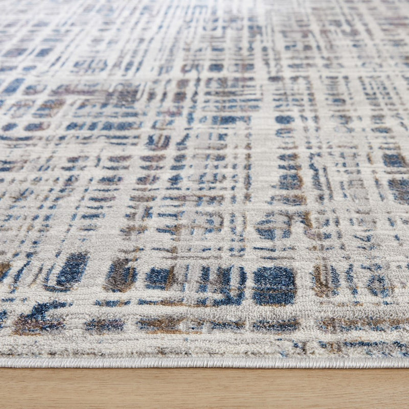 Lavin Rugs T2023 Darica 2' x 3' Weave Rug, Grey/Blue