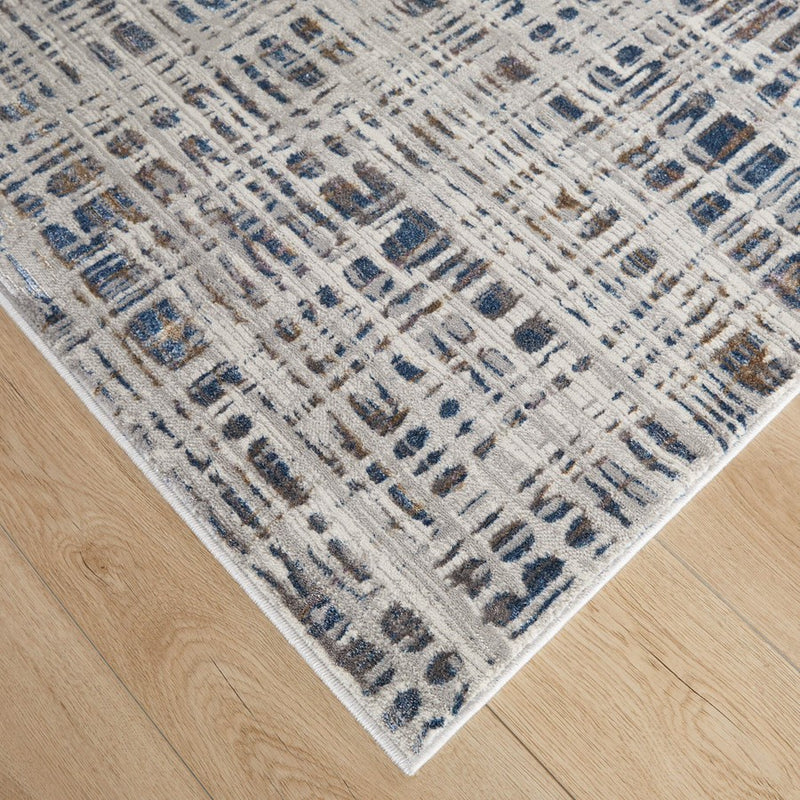 Lavin Rugs T2023 Darica 2' x 3' Weave Rug, Grey/Blue