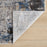Lavin Rugs T2024 Darica 2' x 3' Painterly Rug, Grey Blue/Blue