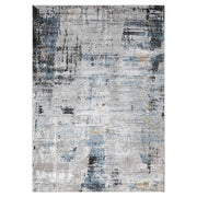 Lavin Rugs T2024 Darica 5'3" x 7'6" Painterly Rug, Grey Blue/Blue - T2024-0507