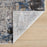Lavin Rugs T2024 Darica 5'3" x 7'6" Painterly Rug, Grey Blue/Blue