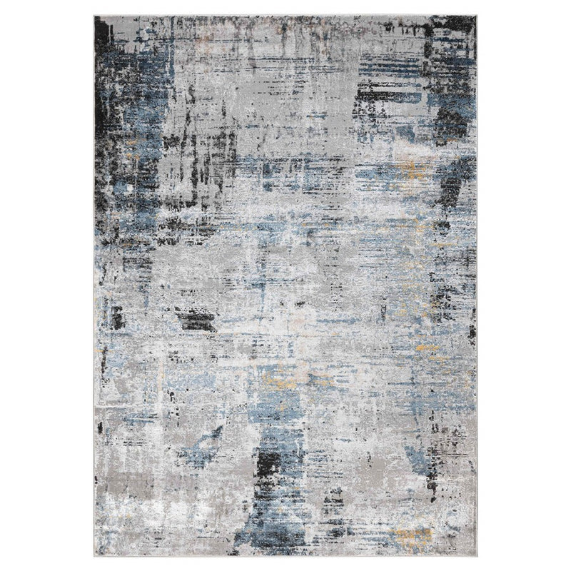 Lavin Rugs T2024 Darica 7'10" x 10'10" Painterly Rug, Grey/Blue - T2024-0811