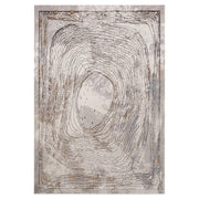 Lavin Rugs T2025 Darica 2' x 3' Linear Geo Rug, Silver/Mineral - T2025-0203