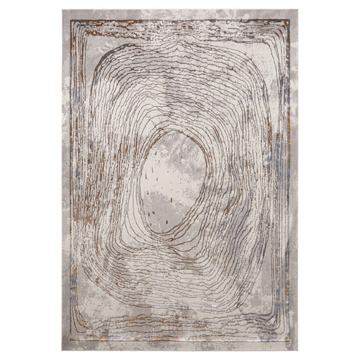 Lavin Rugs T2025 Darica 9'10" x 13'2" Linear Geo Rug, Silver/Min - T2025-1013