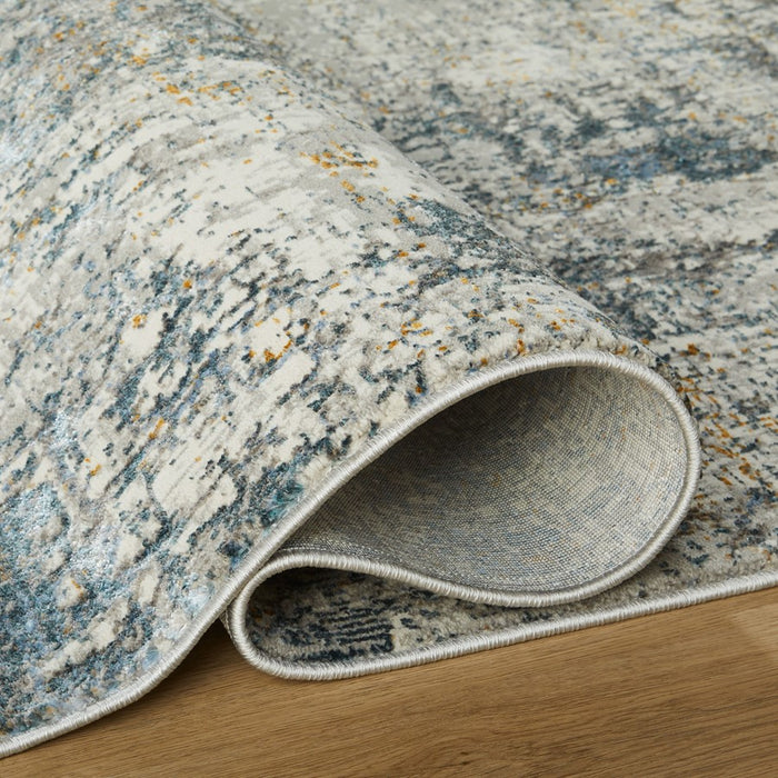 Lavin Rugs T2026 Darica 6'7" x 9'6" Painterly Rug, Grey/D.Grey