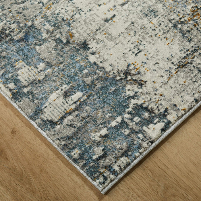 Lavin Rugs T2026 Darica 9'10" x 13'2" Painterly Rug, Grey/D.Grey