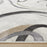 Lavin Rugs T2027 Fatima 5'3" x 7'6" Swirl Rug, Grey Cream/Mineral