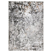 Lavin Rugs T2029 Fatima 2' x 3' Splatter Paint Rug, Cream/Mineral - T2029-0203