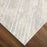 Lavin Rugs T2031 Fatima 9'10" x 13'2" Linear Geo Rug, Cream/Mineral