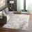 Lavin Rugs T2033 Fatima 2' x 3' Linear Swirl Rug, Cream/Mineral