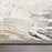 Lavin Rugs T2033 Fatima 5'3" x 7'6" Linear Swirl Rug, Cream/Mineral