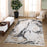 Lavin Rugs T2034 Fatima 6'7" x 9'6" Marbled Rug, Grey Cream/Mineral