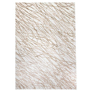 Lavin Rugs T2037 Fatima 7'10" x 10'10" Linear Swirl Rug, Beige/Gold - T2037-0811
