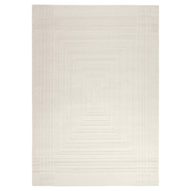 Lavin Rugs T2038 Forza 2' x 3' Geometric Rug, Cream/Neutral - T2038-0203