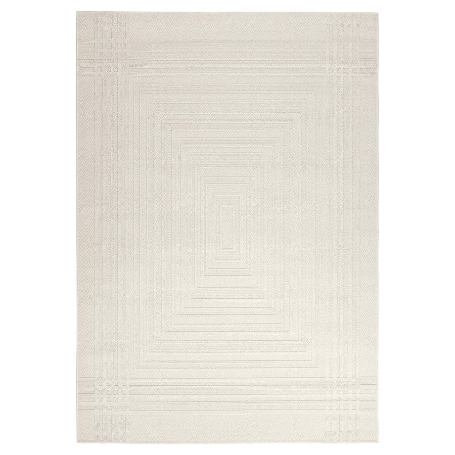 Lavin Rugs T2038 Forza 9'10" x 13'2" Geometric Rug, Cream/Neutral - T2038-1013