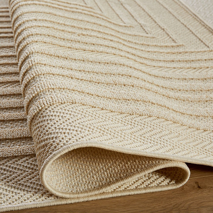 Lavin Rugs T2038 Forza 9'10" x 13'2" Geometric Rug, Cream/Neutral