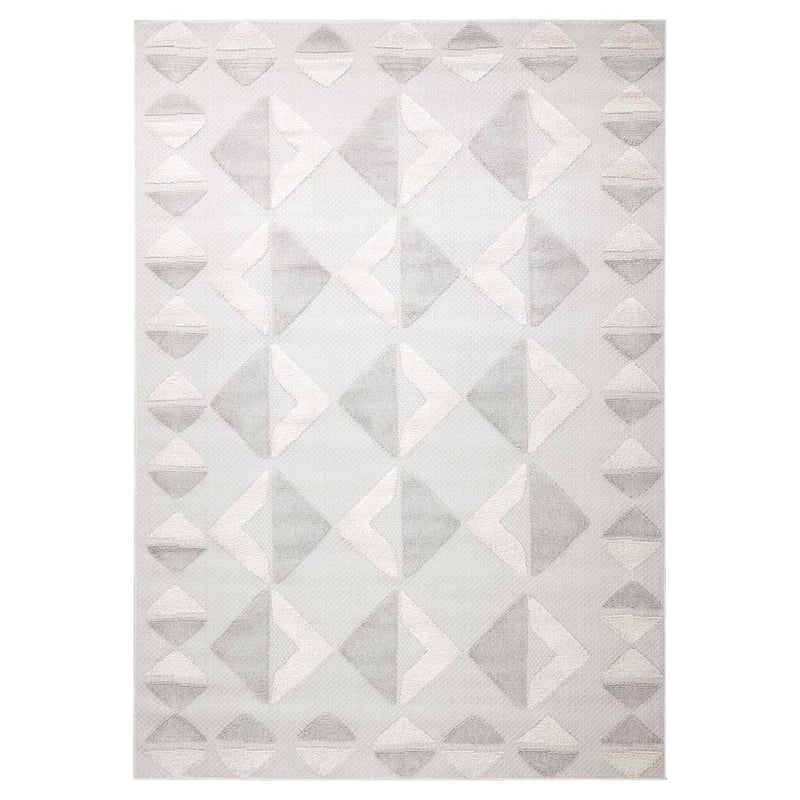 Lavin Rugs T2039 Forza 2' x 3' Geometric Rug, Cream Grey/Neutral - T2039-0203