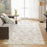 Lavin Rugs T2039 Forza 7'10" x 10'10" Geo Rug, Cream Grey/Neutral