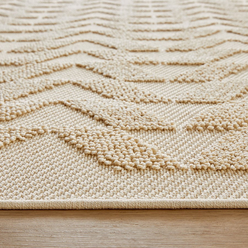Lavin Rugs T2040 Forza 2' x 3' Chevron Rug, Cream/Neutral