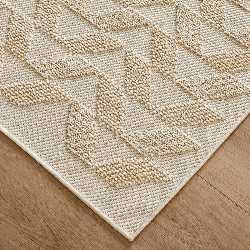 Lavin Rugs T2040 Forza 2' x 3' Chevron Rug, Cream/Neutral