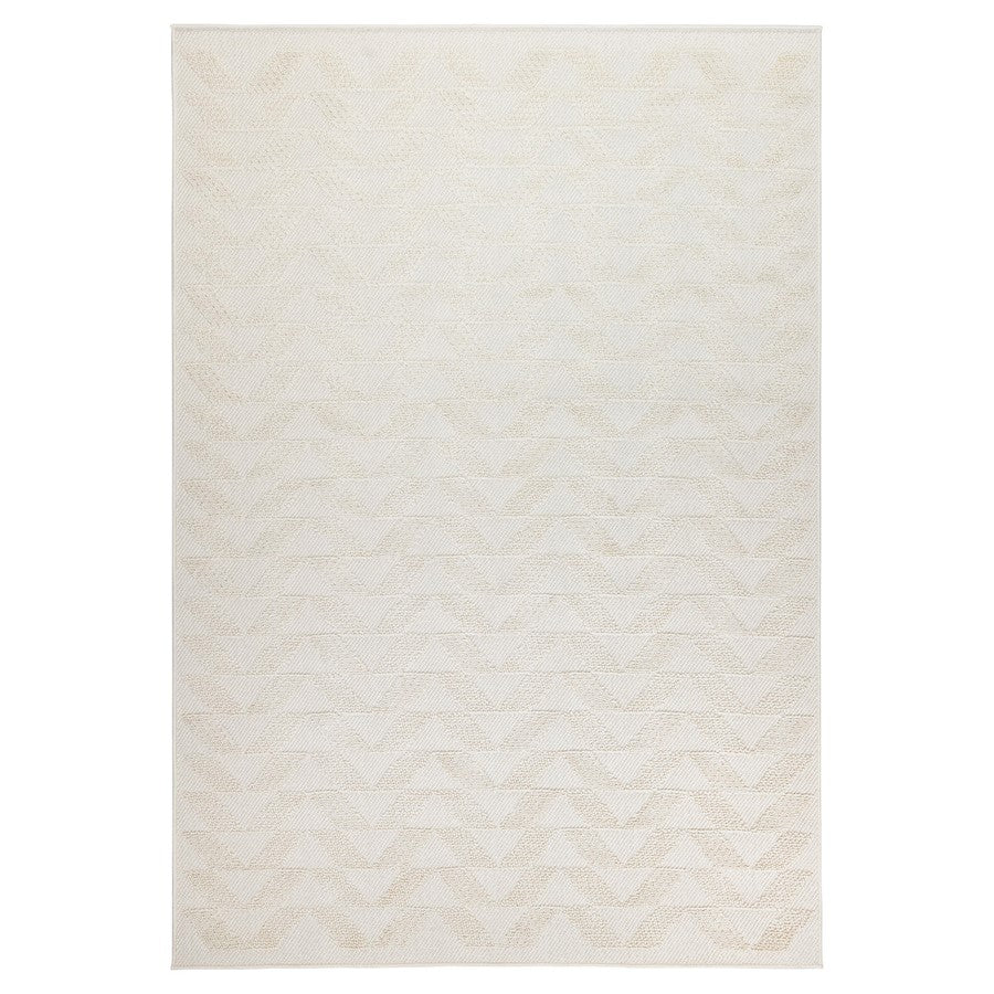 Lavin Rugs T2040 Forza 2'8" x 7'10" Chevron Runner, Cream/Neutral - T2040-0205