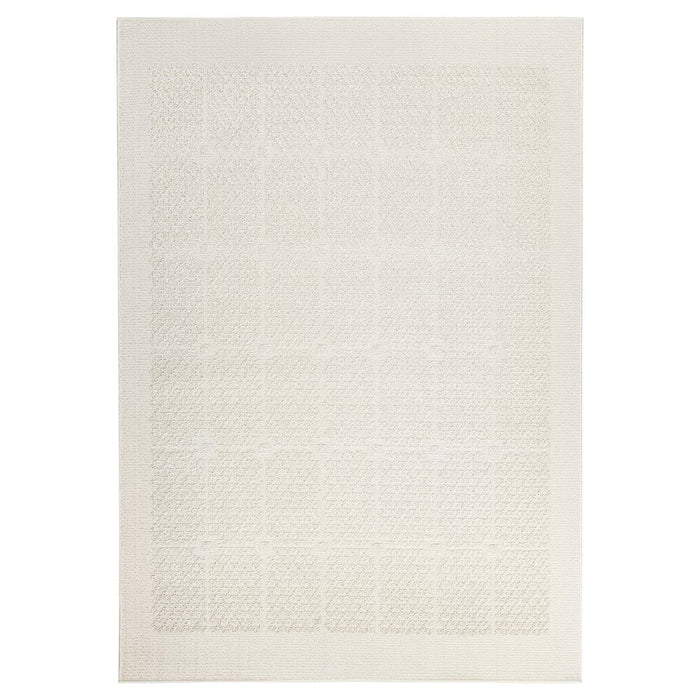 Lavin Rugs T2041 Forza 2' x 3' Checkerboard Rug, Cream/Neutral - T2041-0203