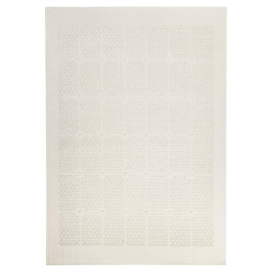 Lavin Rugs T2041 Forza 5'3" x 7'6" Checkerboard Rug, Cream/Neutral - T2041-0507