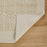 Lavin Rugs T2041 Forza 5'3" x 7'6" Checkerboard Rug, Cream/Neutral