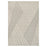 Lavin Rugs T2042 Forza 2' x 3' Linear Rug, Cream Grey/Neutral - T2042-0203