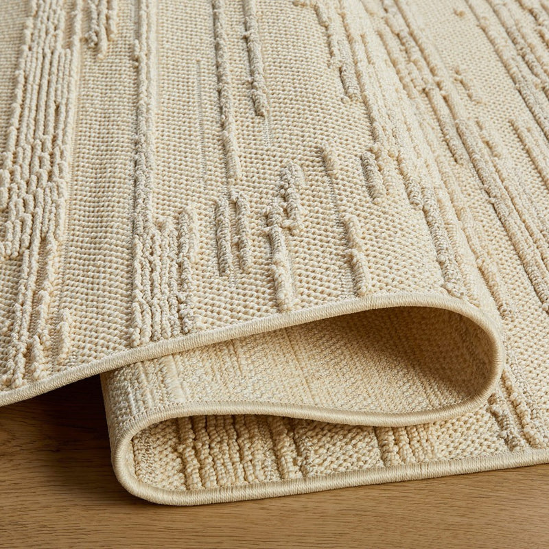 Lavin Rugs T2043 Forza 6'7" x 9'6" Heathered Rug, Cream/Neutral