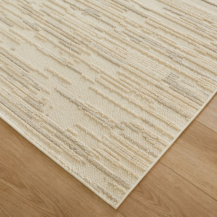 Lavin Rugs T2043 Forza 6'7" x 9'6" Heathered Rug, Cream/Neutral