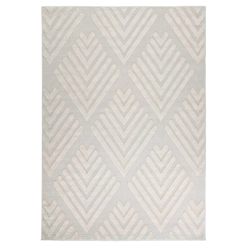 Lavin Rugs T2044 Forza 2' x 3' Geometric Rug, Cream Grey/Neutral - T2044-0203