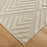 Lavin Rugs T2044 Forza 2' x 3' Geometric Rug, Cream Grey/Neutral