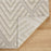 Lavin Rugs T2044 Forza 5'3" x 7'6" Geo Rug, Cream Grey/Neutral