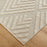 Lavin Rugs T2044 Forza 7'10" x 10'10" Geo Rug, Cream Grey/Neutral