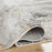 Lavin Rugs T2045 Hadim 5'3" Marbled Round Rug, Grey Grey Gold/Earth