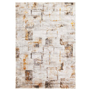 Lavin Rugs T2048 Hadim 2' x 3' Geo Rug, Grey Grey Gold/Earth - T2048-0203