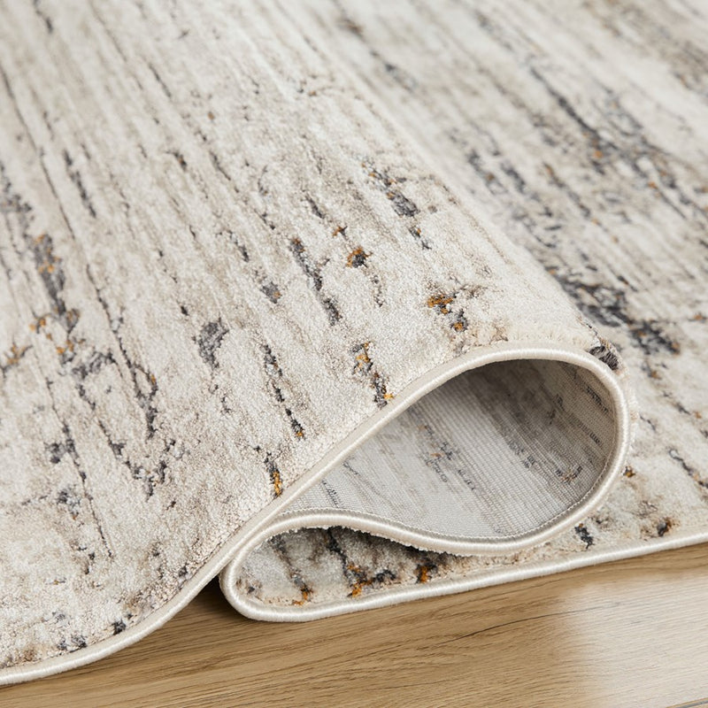 Lavin Rugs T2049 Hadim 6'7" x 9'6" Painterly Rug, Gold/Mineral