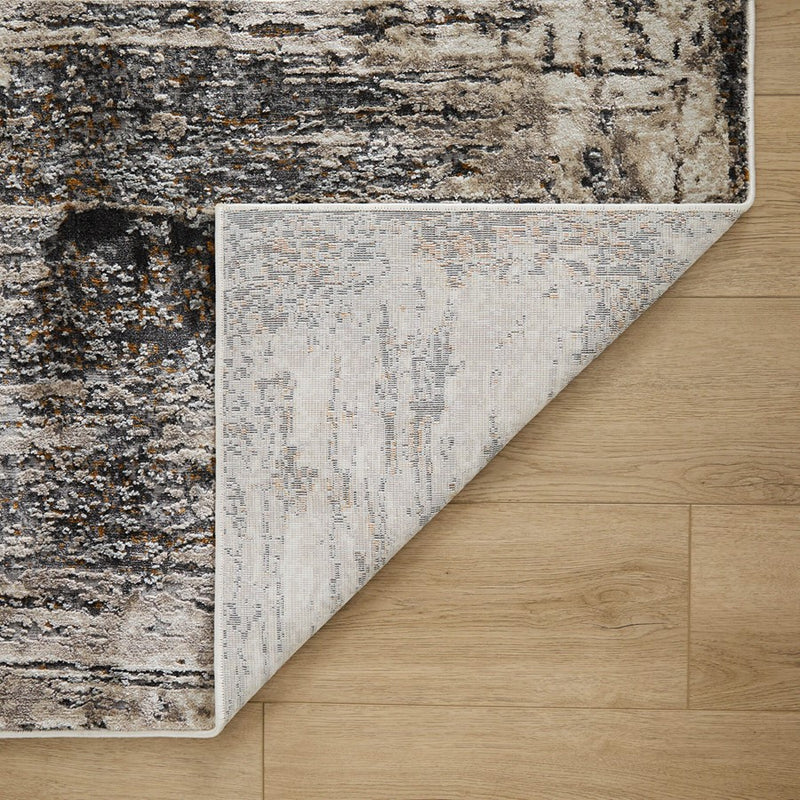 Lavin Rugs T2049 Hadim 6'7" x 9'6" Painterly Rug, Gold/Mineral