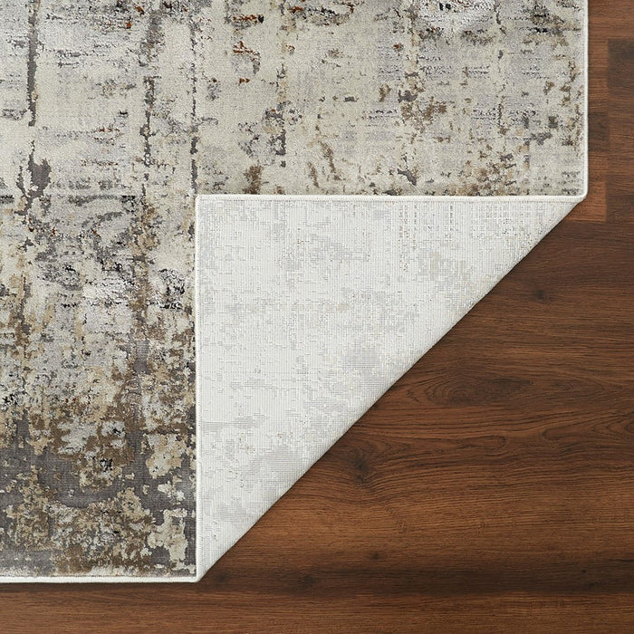 Lavin Rugs T2050 Hadim 5'3" x 7'6" Painterly Rug, Gold/Mineral