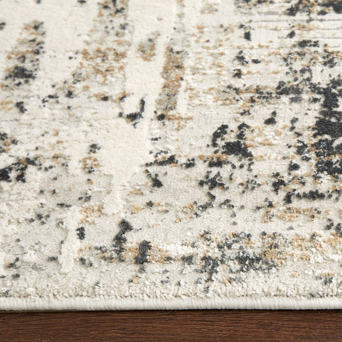 Lavin Rugs T2054 Kemer 6'7" x 9'6" Painterly Rug, Cream/Mineral